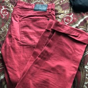 Express red pants